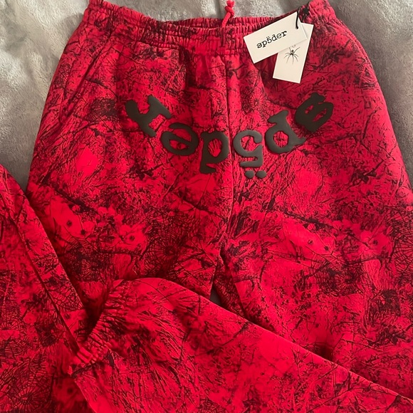 SP5DER SWEATPANTS